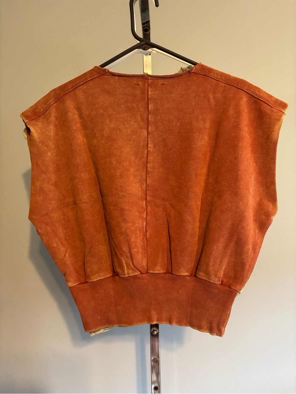 Zenana Rust sleeveless cotton sweatshirt multiple sizes great fit! - Picture 2 of 2